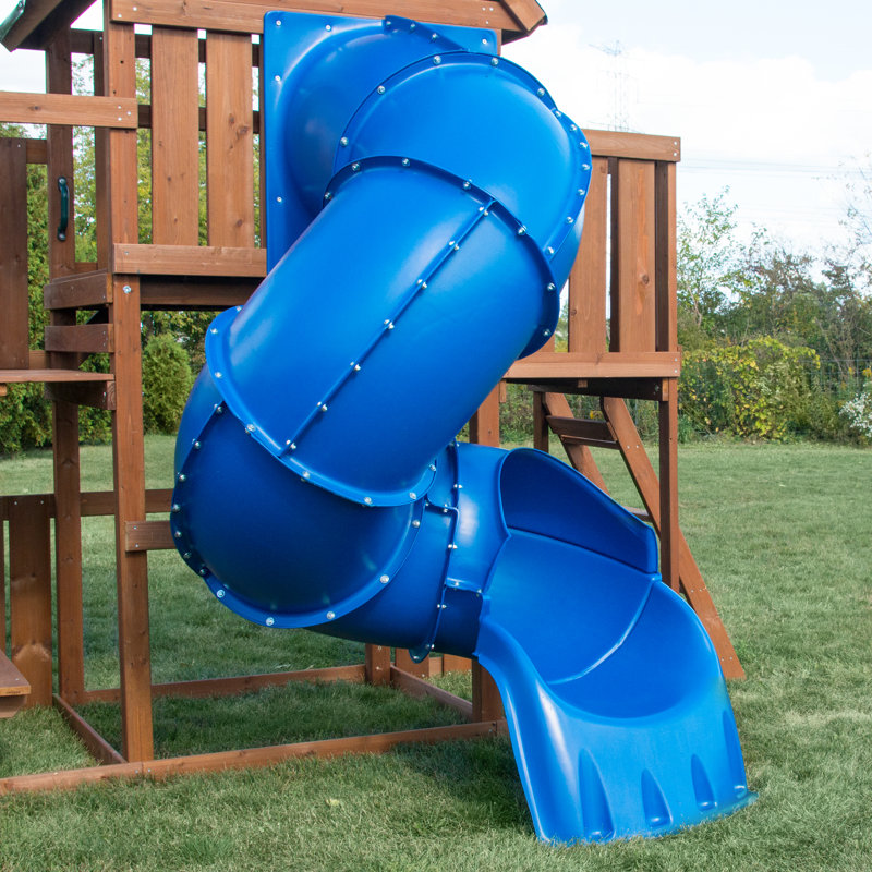 SwingnSlide Turbo Tube Spiral Slide for 5' Deck & Reviews Wayfair